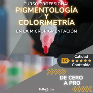 Imagen de portada para Curso online 014 PIGMENTOLOGÍA Y COLORIMETRÍA APLICADO A LA MICROPIGMENTACIÓN - bellasbellas.com BELLAS BELLAS