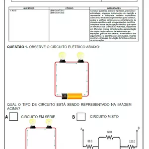 Imagem de capa para o Ebook Atividade Adaptada- Circuito Elétrico