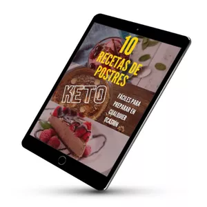 Imagem principal do produto 10 Deliciosas recetas de postres KETO 
