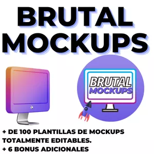 Imagen de portada para Curso online Brutal Mockups