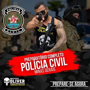 👮‍♂️Preparatório Completo POLÍCIA CIVIL de Minas Gerais 👮‍♂️ PC-MG - Instituto Óliver 