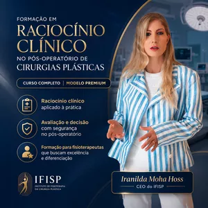 Curso Formação em Raciocínio Clínico no Pós-Operatório de Cirurgias Plásticas — Curso Completo | Modelo Premium