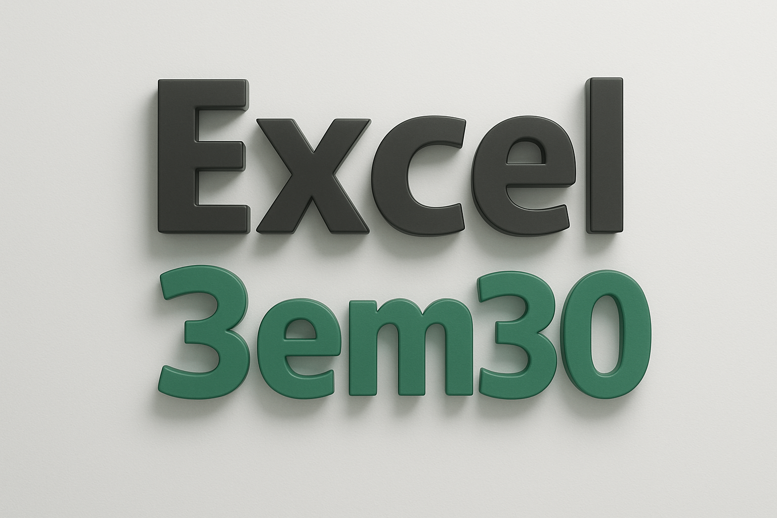 Excel 3em30