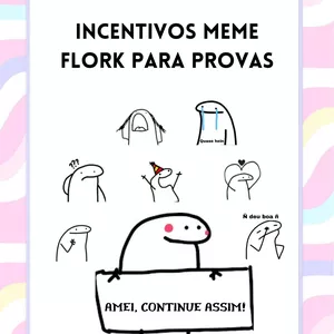 Imagem de capa para o Ebook Kit digital figurinhas de memes Florks