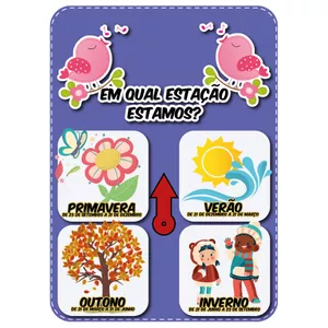 Imagem de capa para o Ebook Painel Estações do Ano Educação Infantil