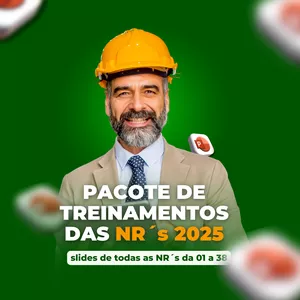 Imagem de capa para o Ebook PACOTE DE TREINAMENTOS DAS NR´s