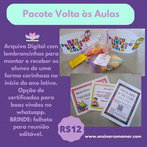 Imagem de capa para o Curso online PACOTE VOLTA ÀS AULAS