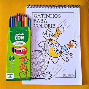 Imagem de capa para o Curso online Gatinhos para Colorir! - Livro Físico