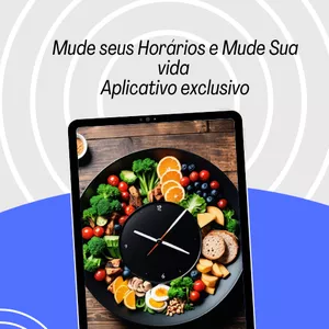 Imagem de capa para o Ebook  Mude seus horários e Mude sua Vida Jejum Intermitente