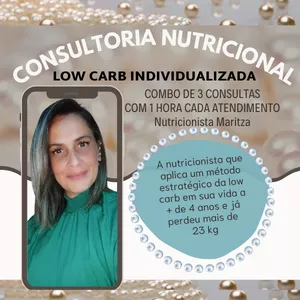 Imagem principal do produto Consulta on line Individualizada Nutricionista Low Carb