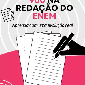 Imagem de capa para o Ebook DOS 720 AOS 960 NA REDAÇÃO DO ENEM