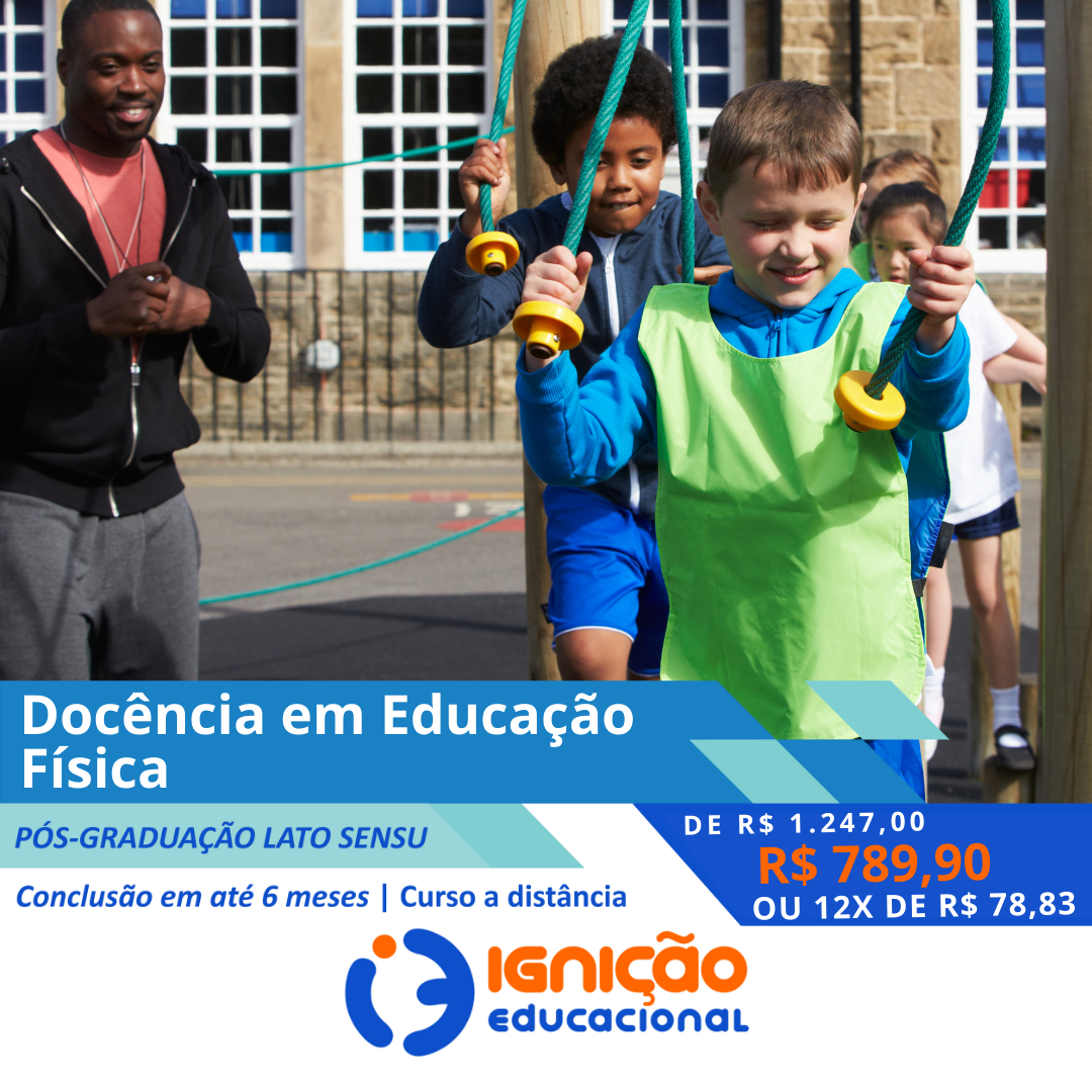 Imagem de Pós-Graduação em Docência em Educação Física criado por Grupo Ignição Educacional  na hotmart