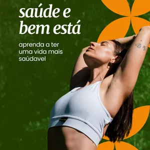 Imagem de capa para o Ebook saúde e bem esta 