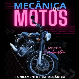 Imagem de capa para o Ebook Mecânica de Motos  "Desvendando os Segredos da Mecânica de Motocicletas" 