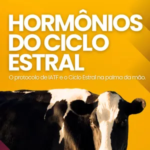Imagem de capa para o Ebook HORMÔNIOS DO CICLO ESTRAL BOVINO | E-BOOK