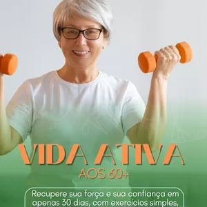 Imagem de capa para o Ebook VIDA ATIVA AOS 60+