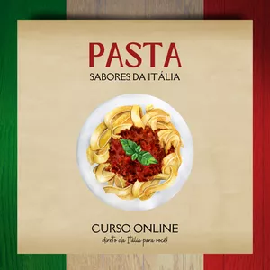 Imagem de capa para o Curso online PASTA  -  sabores da Itália