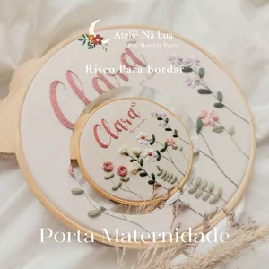 Imagem de capa para o Ebook Risco Para Bordar ''Jardim Clara''