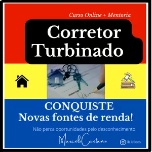 Imagem de capa para o Curso online Curso Corretor Turbinado: Leilão de Imóveis