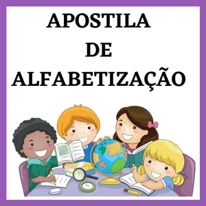 Imagem de capa para o Ebook Apostila de alfabetização