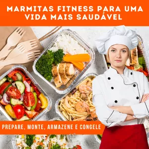 Imagem de capa para o Ebook COMO PREPARAR SUA MARMITA FITNESS