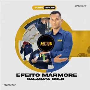 Imagem de Curso Efeito Mármore Calacata Gold criado por Efeito mármore realista calacata gold na hotmart