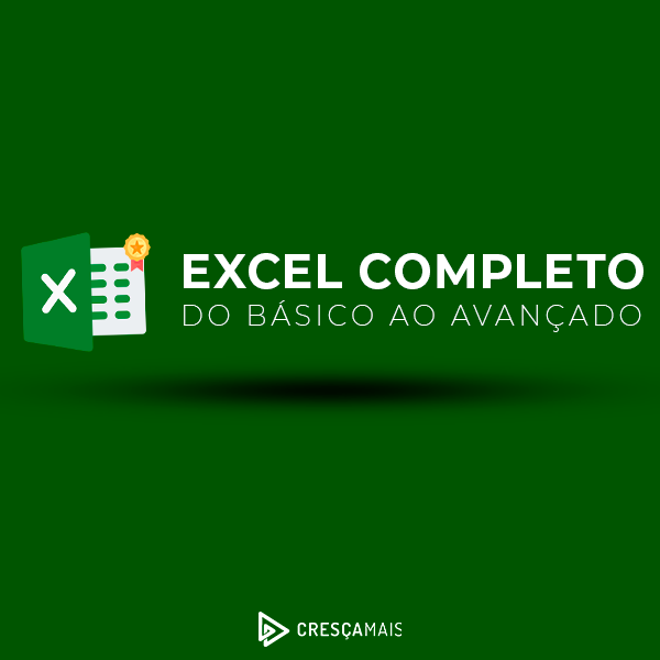 Imagem de Excel Completo - Do Básico ao Avançado criado por Cresça Mais Edtech na hotmart