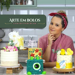 Imagem de capa para o Curso online Arte em Bolos com Buttercream
