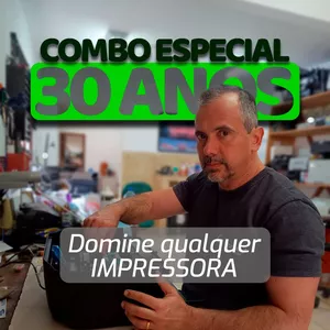 Imagem de capa para o Curso online Combo Especial 30 Anos de Manutenção - Domine Qualquer Impressora