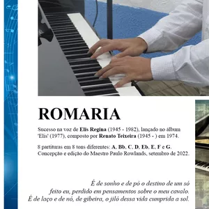 Imagem de capa para o Ebook PARTITURA de ROMARIA