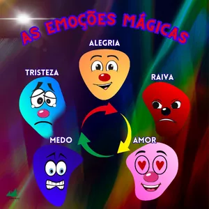 Imagem de capa para o Ebook Livro infantil As Emoções Mágicas 