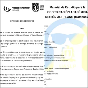 Imagen de portada para Curso online Examen + Material de Estudio de Matehuala, UASLP, Autonoma