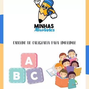 Imagem de capa para o Ebook Caderno de Caligrafia para Imprimir