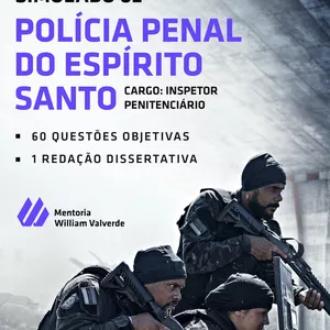 Imagem de capa para o Ebook SIMULADO 02 - POLÍCIA PENAL DO ESPÍRITO SANTO