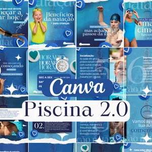 Imagem de capa para o Curso online CANVA PISCINA 2.0