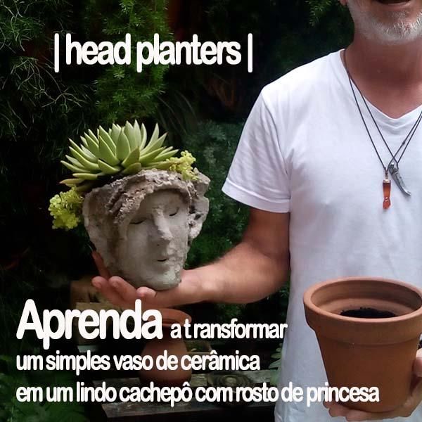 Imagem do curso Aprenda a transformar um simples vaso de cerâmica em um lindo cachepô com rosto de princesa.