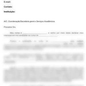 Imagem de capa para o Ebook Modelo Carta de Motivação (completo)