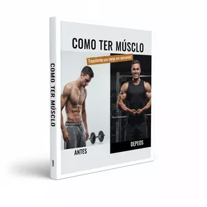 Imagem de capa para o Ebook como ter musculo 