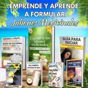 Imagen de portada para Curso online JABONES MEDICINALES (LIBROS + VIDEOS)
