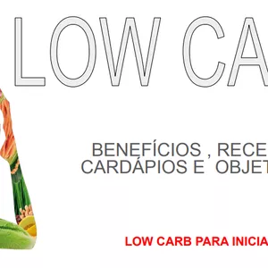 Imagem de capa para o Ebook Dieta Low Carb para iniciantes 
