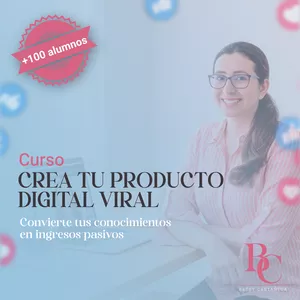 Imagen de portada para Curso online Crea y Vende tu Producto Digital Viral🚀✨