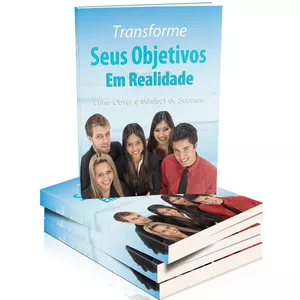 Imagem de capa para o Ebook transforme seus objetivos em realidade