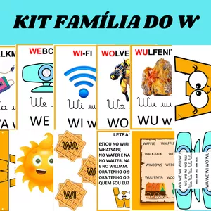 Imagem de capa para o Ebook KIT FAMÍLIA DA LETRA W