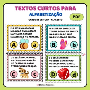 Imagem de capa para o Ebook Textos curtos (alfabeto)