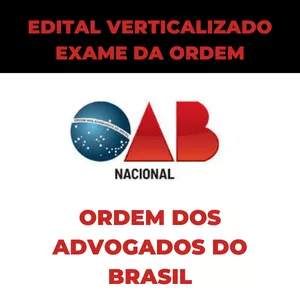 Imagem de capa para o Ebook EDITAL VERTICALIZADO - EXAME DA ORDEM DOS ADVOGADOS DO BRASIL - OAB