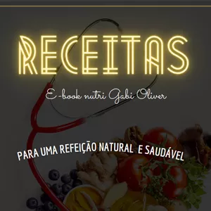 Imagem de capa para o Ebook Receitas Nutri Gabi