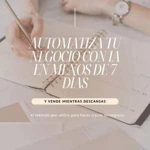 Imagen de portada para Ebook Automatiza tu Negocio con IA en Menos de 7 Días