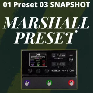 Imagem de capa para o Curso online Marshal Preset / Hx Stomp