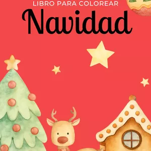 Imagen de portada para Ebook Libro de Navidad para colorear