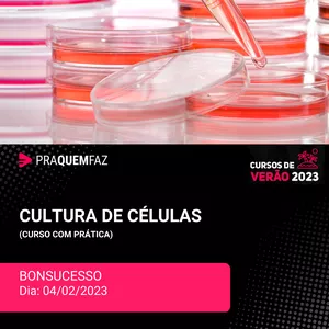 Imagem de capa para o Evento presencial Cultura de células